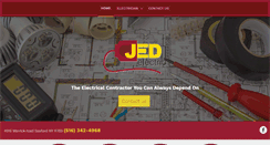 Desktop Screenshot of jedelectrical.com